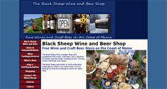 Desktop Screenshot of blacksheepwine.com